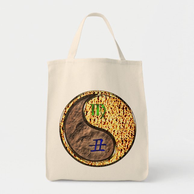 Bolso De Tela Virgo y Ox de incendios (Frente)