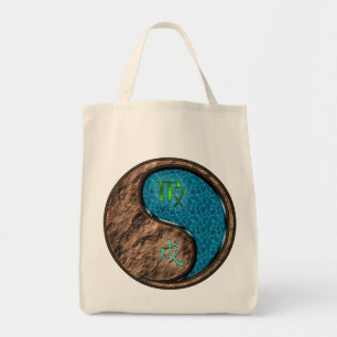 Bolso De Tela Virgo y Perro Agua