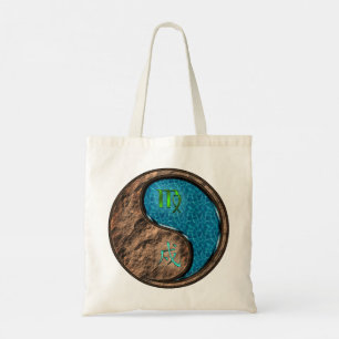 Bolso De Tela Virgo y Perro Agua