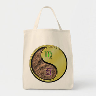 Bolso De Tela Virgo y Rooster Metalizado