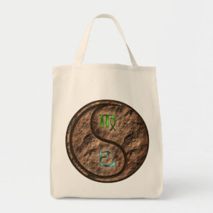 Bolso De Tela Virgo y Serpiente de la Tierra