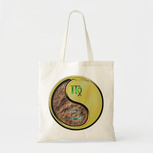 Bolso De Tela Virgo y Serpiente Metalizado