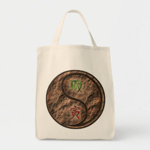 Bolso De Tela Virgo y Tigre de la Tierra