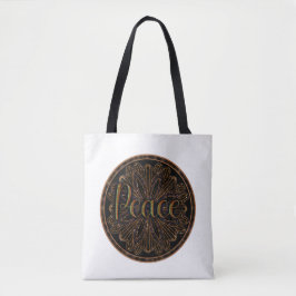 Bolso De Tela Virtue Peace Mandala
