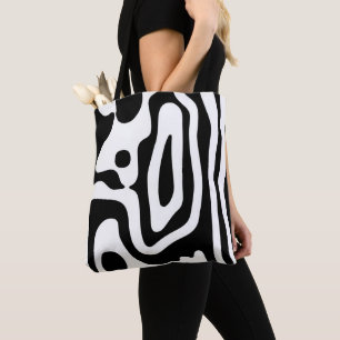 Bolso De Tela Vise Grip: Resumen en blanco y negro