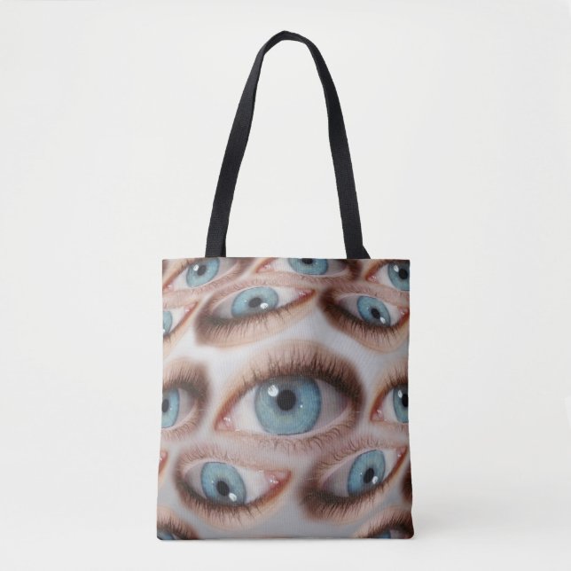 Bolso De Tela Visión psicodélica: Ilusión ocular abstracta (Anverso)