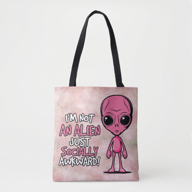 Bolso De Tela Visitante incómodo (Anverso)