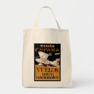 Bolso De Tela Visite Espana ~ Vuelos Internacionales