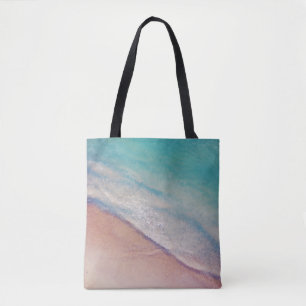 Bolso De Tela Vista aérea de la orilla del mar