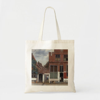 Bolso De Tela Vista de casas en Delft La callejuela