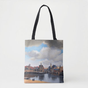Bolso De Tela Vista de Delft, Johannes Vermeer, 1659-1660
