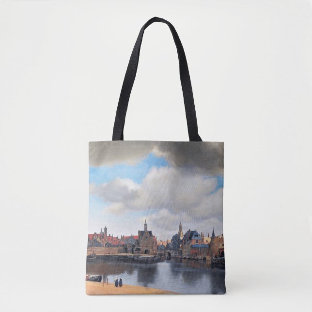 Bolso De Tela Vista de Delft, Johannes Vermeer, 1659-1660 (Anverso)