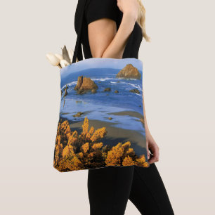 Bolso De Tela Vista de la playa de Oregon en Bandon