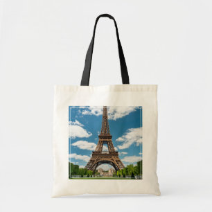 Bolso De Tela Vista de la Torre Eiffel desde el Parque Público C