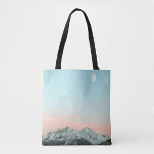 BOLSO DE TELA VISTA DE LOS OJOS DE BIRD A LOS PUNTOS DE MONTAÑA