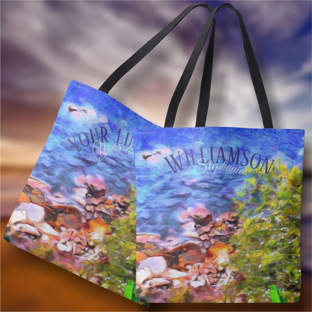 Bolso De Tela Vista de ruta panorámica de Yelapa 0819 (Subido por el creador)