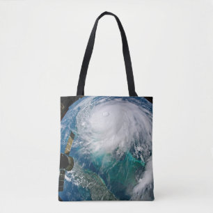 Bolso De Tela Vista Del Huracán Dorian.