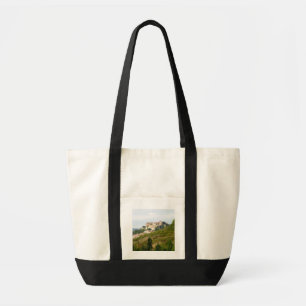 Bolso De Tela Vista del pueblo fortificado (foto)