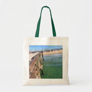 Bolso De Tela Vista desde el muelle, Newport Beach, California