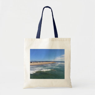 Bolso De Tela Vista desde el muelle, Newport Beach, California