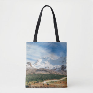 Bolso De Tela Vista panorámica de Columbia Icefield con cubierta