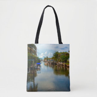 Bolso De Tela Vista tranquila