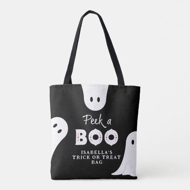 Bolso De Tela Vistazo personalizado: truco o tratamiento para lo (Reverso)