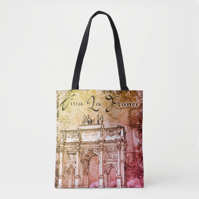 Bolso De Tela Viva La France Tote Bag (Anverso)