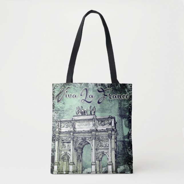 Bolso De Tela Viva La France Tote Bag (Anverso)