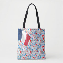 Bolso De Tela Viva La France Tote Bag