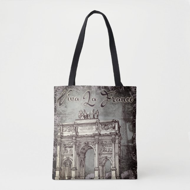 Bolso De Tela Viva La France Tote Bag (Anverso)