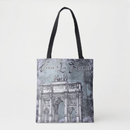 Bolso De Tela Viva La France Tote Bag