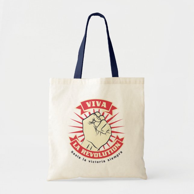 Bolso De Tela Viva la revolución (Frente)