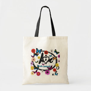 Bolso De Tela Viva y ame sus sueños