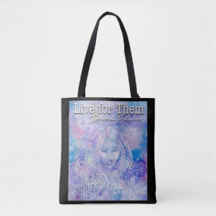 Bolso De Tela Vive por ellos