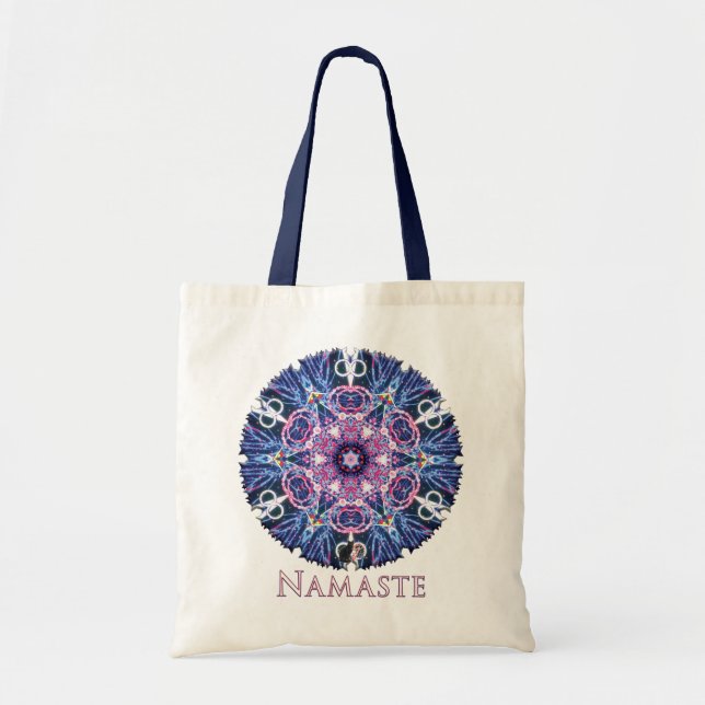 Bolso De Tela Vivid Namaste Kaleidoscope (Frente)