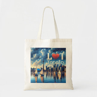 Bolso De Tela Vivid Toronto Lake Tote
