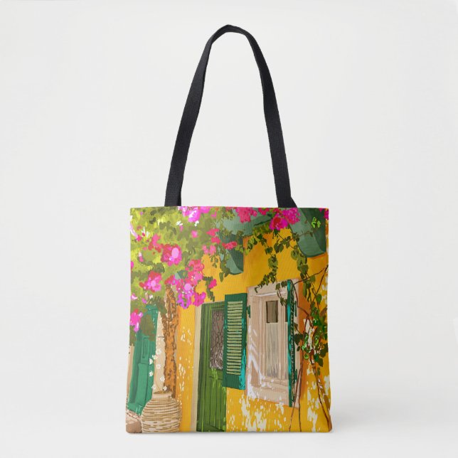Bolso De Tela Viviendo al sol (Anverso)