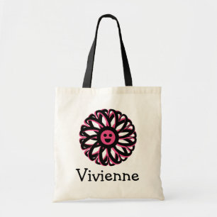 Bolso De Tela Vivienne Happy Flower Personalizada Tote Bag