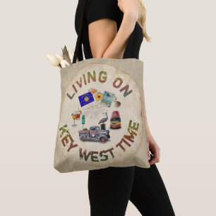Bolso De Tela Vivir en tiempo clave oeste