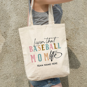 BOLSO DE TELA VIVIR ESA VIDA DE BÉISBOL