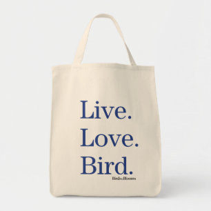 Bolso De Tela Vivo. Amor. Pájaro