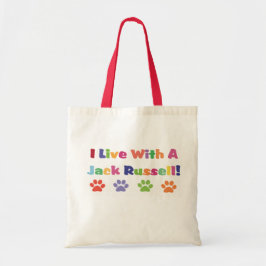Bolso De Tela Vivo Con Un Jack Russell