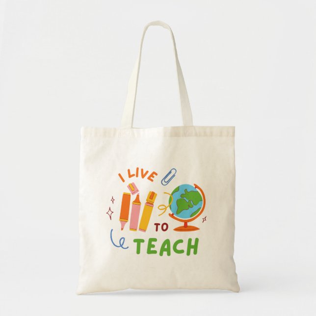 Bolso De Tela Vivo Para Enseñar (Frente)