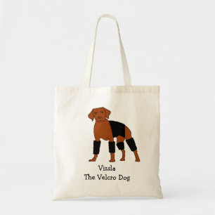 Bolso De Tela Vizsla el perro del Velcro