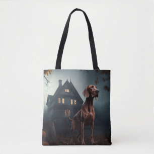 Bolso De Tela Vizsla Halloween Espantoso