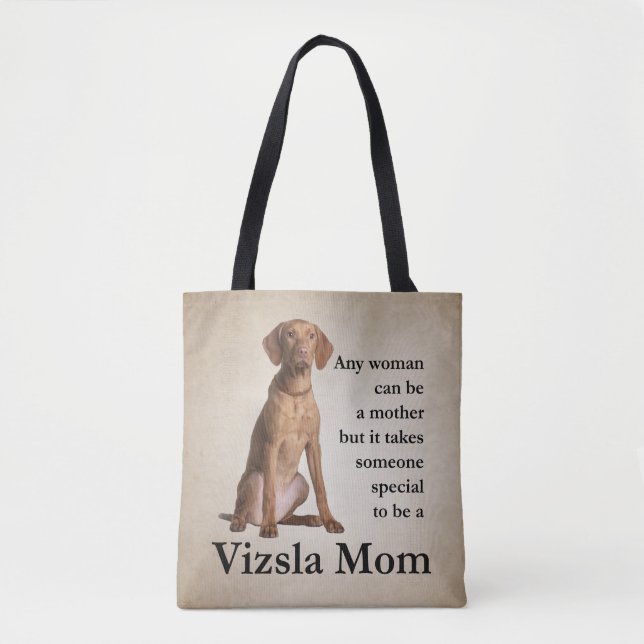 Bolso De Tela Vizsla Mom Tote (Anverso)