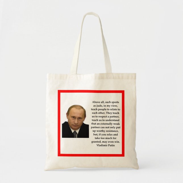Bolso De Tela Vladimir Putin (Frente)