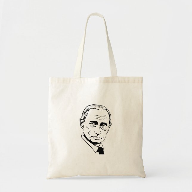 Bolso De Tela Vladimir Putin Silhouette (Frente)