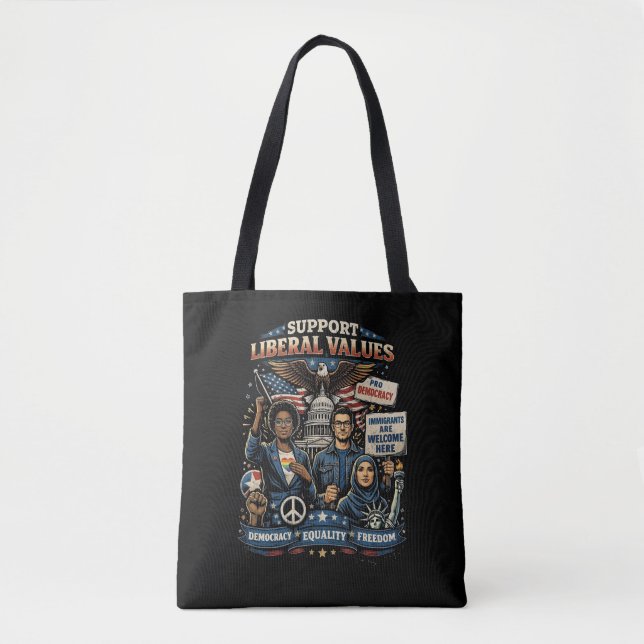 Bolso De Tela Voces de la Libertad (Anverso)